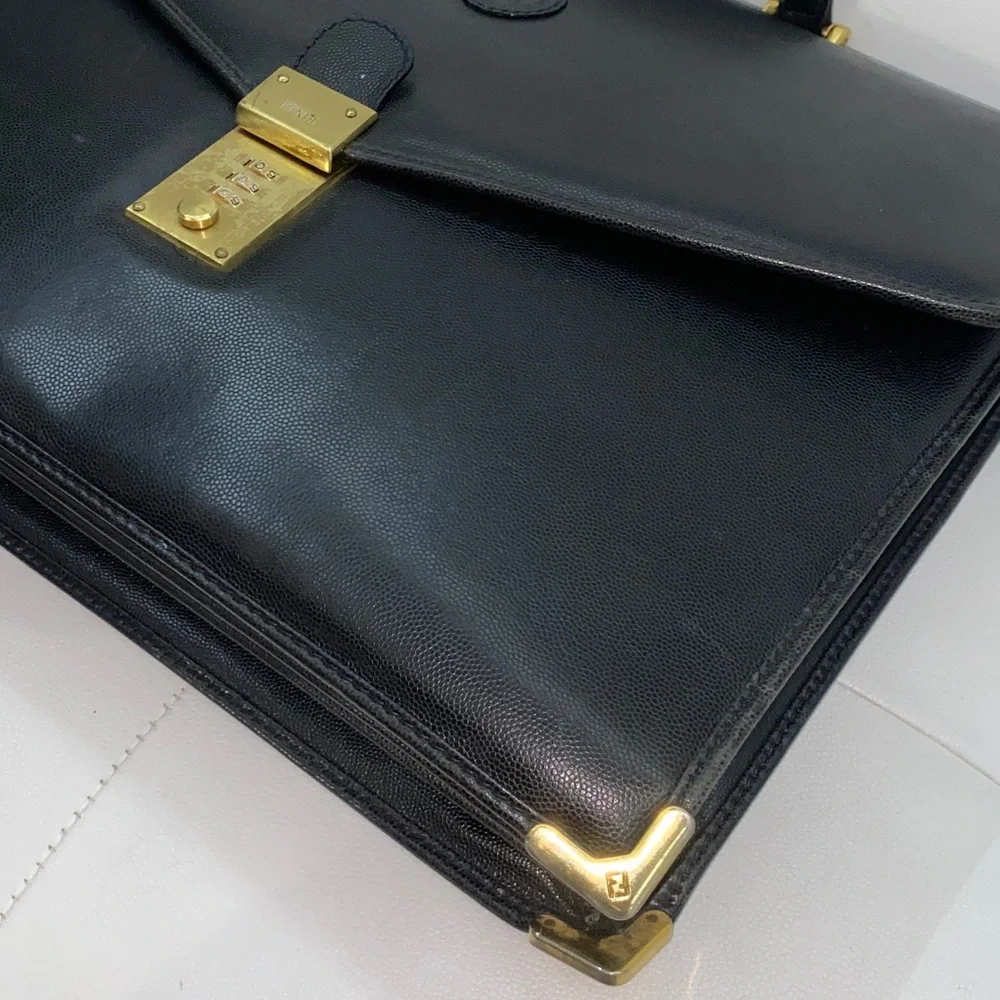 Authentic Rare Vintage FENDI Laptop/Briefcase Business Bag